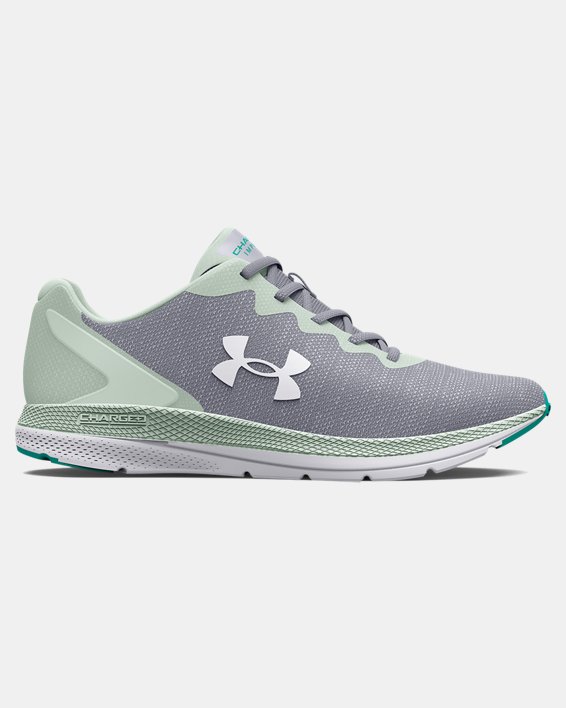 Women's UA Charged Impulse 2 Knit Running Shoes in Gray image number 0